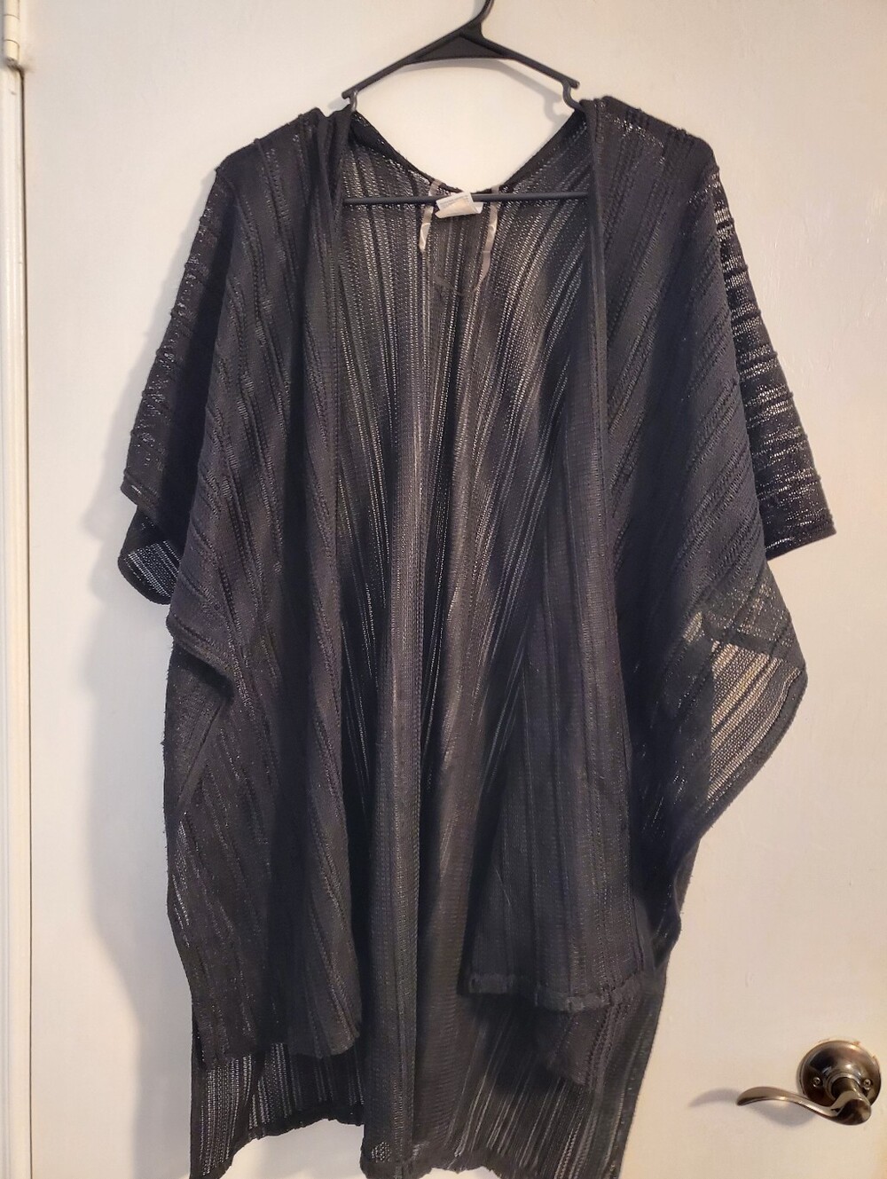 Swimsuit Cover - Black Short Sleeve